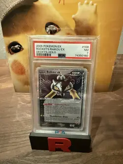 Rockets Raikou EX Holo 108/107 EX Deoxys PSA 7 Near Mint Pokemon Card - Image 1