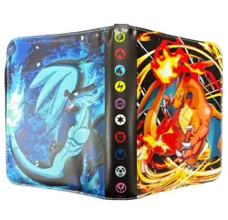 Charizard Card Binder for Pokemon Cards Holder 400 Cards w/ 50 Removable Sleeves - Image 1
