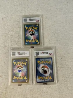 Lot Of 3 Graded Slabs Pokemon Cards - Image 2