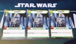 Star Wars Unlimited TotR Hyperspace OP Card 09/20 Captain Rex x3 - Image 1