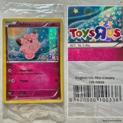 2016 CLEFAIRY 50/83 Pokemon TCG Toys R Us Promo Holo Generations Card SEALED NIP - Image 1