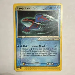 Pokemon Kyogre ex 001 Nintendo Promo Basic 120 HP Holo English Card - Image 1