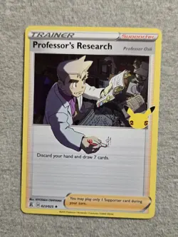 Professor’s Research 023/025 Celebrations Pokemon Card Holo - Image 1