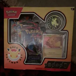 Pokemon TCG 30th Anniversary 2026 Day Box Pikachu Promo Card & Booster Packs - Image 1