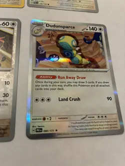 Lot Of 9 Dunsparce and Dudunsparce Pokemon Cards - Image 4