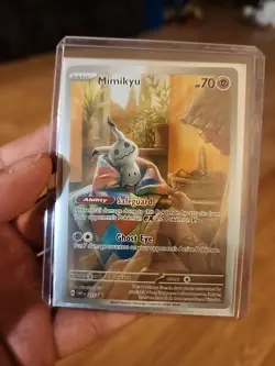Pokemon TCG Mimikyu Scarlet & Violet Promo Card 075/Promo Near Mint Condition - Image 1