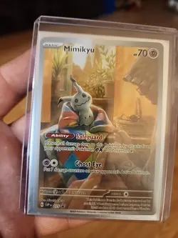Pokemon TCG Mimikyu Scarlet & Violet Promo Card 075/Promo Near Mint Condition - Image 2