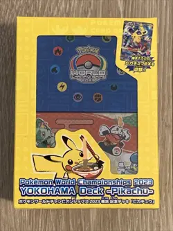 Pokemon World Championships 2023 Yokohama Pikachu Deck Worlds NO PROMO CARD - Image 1