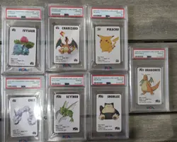 1998 KFC Pokemon Gem Mint Complete 7 Card Set PSA 10s - Image 1