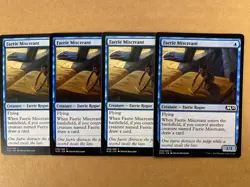 MTG 4x Faerie Miscreant # 58 Core Set 2020 M20 Pauper Magic the Gathering x4 NM - Image 1