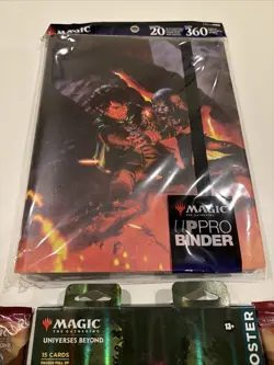 Magic The Gathering Lord of the Rings Collector Booster Pack Plus Binder + Packs 195166205274 - Image 2