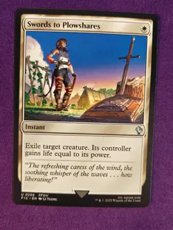 Swords to Plowshares U0256 Commander: FINAL FANTASY MTG FIC NM - Image 1