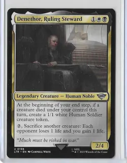 MTG Denethor, Ruling Steward Lord of the Rings (LTR) Uncommon #0145 Unplayed - Image 1