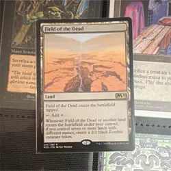 MTG Field of the Dead Rare Land Core Set 2020 247/280 - Image 1