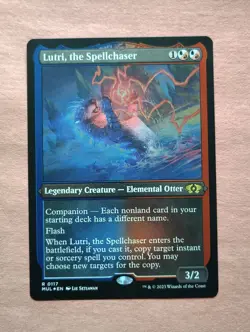 Lutri, the Spellchaser FOIL Etched **NEAR MINT** **NEVER PLAYED** MTG - Image 1