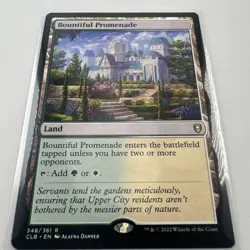 MTG, Bountiful Promenade Commander Legends: Battle for Baldur's Gate Regular NM - Image 1