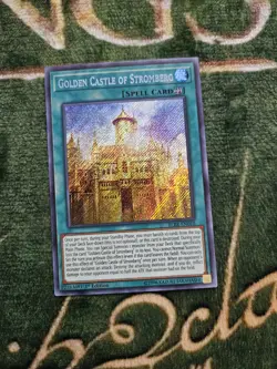 Yu-Gi-Oh! Golden Castle of Strombeer 1st Edition Secret Rare Card BLRR-EN010 - Image 1