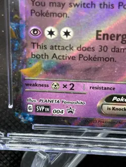 Pokemon Mimikyu ex Promo Holo 190 HP SV: Black Star Promos 004 - Image 2