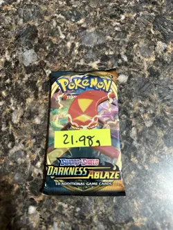 🔥Heavy 21.98 🔥 Pokemon Darkness Ablaze Booster Pack Sealed - Image 2