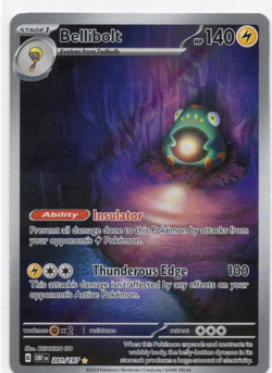 Bellibolt 201/197 Sv03: Obsidian Flames Holo pokemon trading card game - Image 1