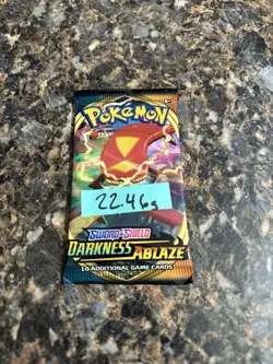 🔥Heavy 22.46🔥 Pokemon Darkness Ablaze Booster Pack Sealed - Image 2