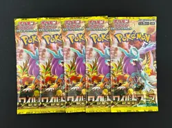 [Sealed] Wild Force SV5K Booster Pack Pokemon Card Japanese 5 Packs - Image 2