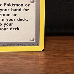 Pokemon Trader Base Set 77/102 Rare Vintage Pokemon TCG Card - Image 4