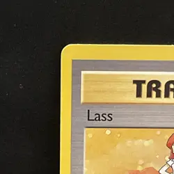 Lass 75/102 Base Set Rare Trainer Pokemon Card Vintage 1999 WOTC Unlimited - Image 2