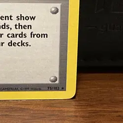 Lass 75/102 Base Set Rare Trainer Pokemon Card Vintage 1999 WOTC Unlimited - Image 4