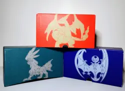 Pokemon TCG: XY, Crimson, Sun & Moon - Set of 3 Empty Elite Trainer Boxes (ETBs) - Image 1