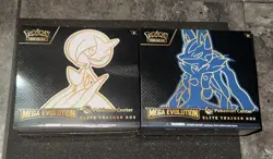 Pokemon TCG Mega Evolution Pokemon Center Elite Trainer Box ETB Set Of 2 Sealed - Image 1