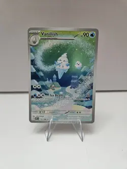 Pokemon TCG Vanillish Card 112/086 White Flare Illustration Rare NM/M Full Art - Image 1