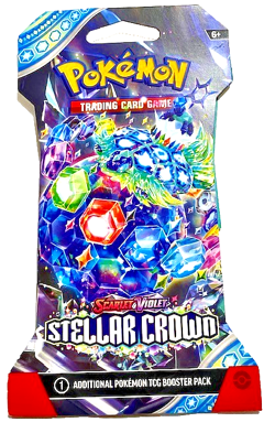 3x Pokemon TCG Stellar Crown Sv Sleeved Booster Packs - Image 3