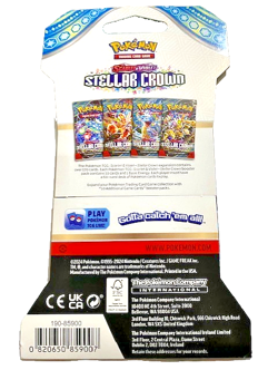 3x Pokemon TCG Stellar Crown Sv Sleeved Booster Packs - Image 4
