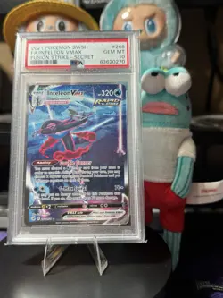 2021 Pokemon SWSH Inteleon VMAX Fusion Strike PSA 10 Gem MT - Image 1