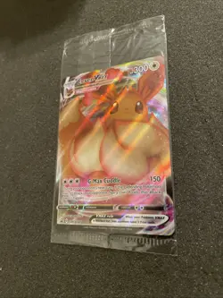 SEALED Eevee VMAX SWSH087 Black Star Promo Full Art Holo Pokemon TCG 2021 NM - Image 4