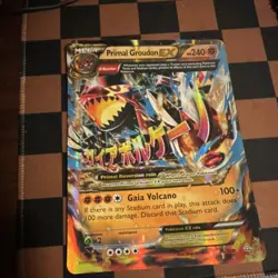Pokemon Primal Groudon EX Full Art Ultra Rare Holo 86/160 XY Primal Clash 240 HP - Image 1