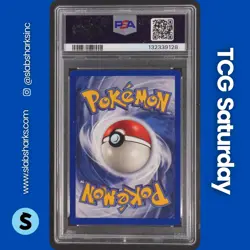 1999 POKEMON JUNGLE 1ST EDITION #3/64 FLAREON HOLO RARE PSA 8 - Image 2