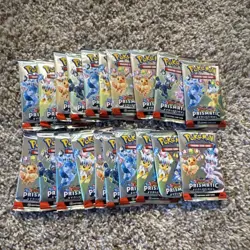 Pokemon Prismatic Evolutions 20X Booster Packs TCG - Image 1