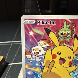 Pokemon Card Pikachu 016/S-P KFC Promo Full Art Indonesian Rare - Image 2
