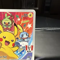 Pokemon Card Pikachu 016/S-P KFC Promo Full Art Indonesian Rare - Image 3