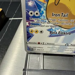 Pokemon Card Pikachu 016/S-P KFC Promo Full Art Indonesian Rare - Image 5