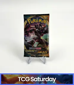 2020 POKEMON SWORD & SHIELD DARKNESS ABLAZE BOOSTER PACK GRIMMSNARL ART SEALED - Image 1