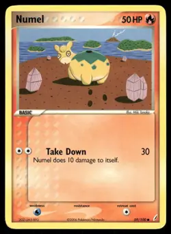 Pokemon Tcg Numel #59 Pokemon Crystal Guardians LP - Image 1