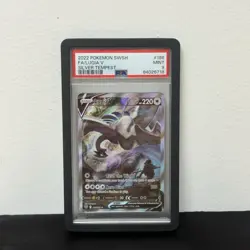 2022 Pokemon SWSH Lugia V Silver Tempest Full Art 186/195 PSA 9 - Image 1