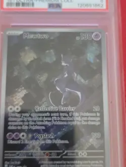 2023 Pokemon SVP English Mewtwo #052 Black Star Promo PSA 8 - Image 3