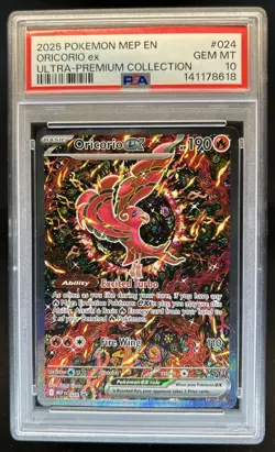 2025 Pokemon MEP Black Star Promos Oricorio ex #024 PSA 10 - Image 1