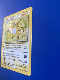 Pokemon TCG Raichu Base Set 14/102 Holo Unlimited Holo Rare - Image 2