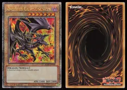 Red-Eyes Black Dragon (8th Art) QCR RA04-EN109 Yu-Gi-Oh - Image 3
