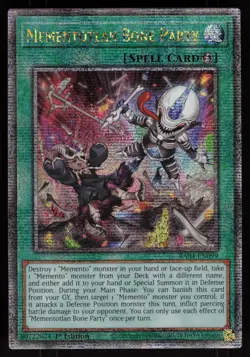 Mementotlan Bone Party (Quarter Century Secret Rare) RA04-EN099 Yu-Gi-Oh - Image 1